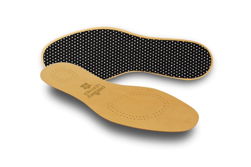 Pedag 172 Leather Naturally Tanned Sheepskin Insole with Activated Carbon, Tan, US W11/12 M8/9 EU 41/42 - Image 1